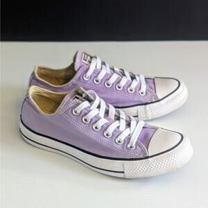 Converse Chuck Taylor All Star Low Top Lavender Purple Canvas Sneakers